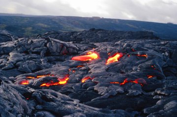 Big Island lava flow
