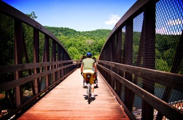 Cycling the Great Allegheny Passage