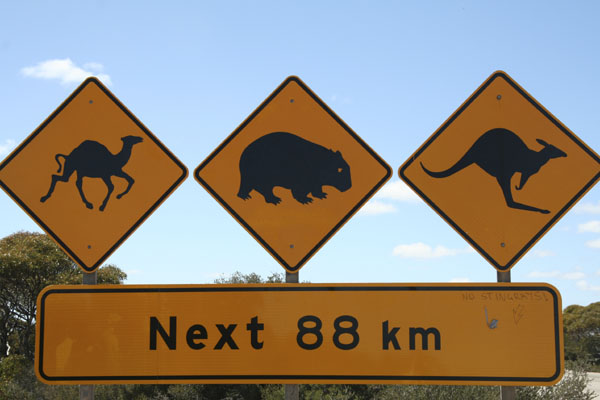 road sign
