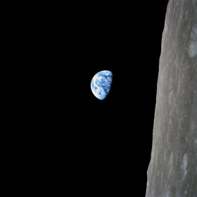 Earthrise from Apollo 8