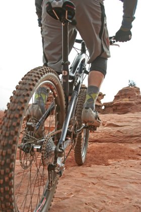 Mountain biking in Moab