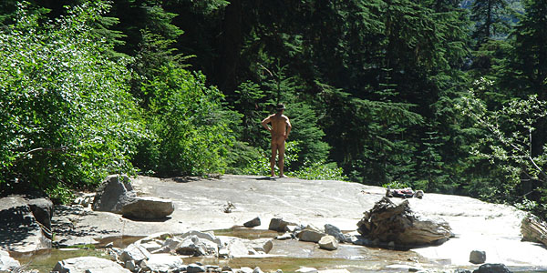 nude hiker