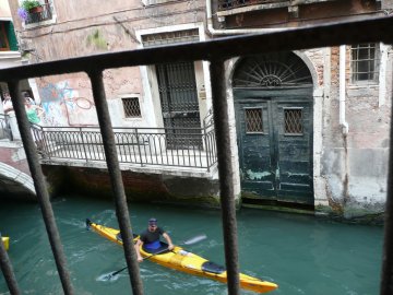 Kayaking in Venice