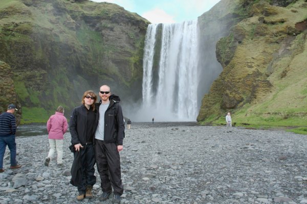 Iceland waterfall