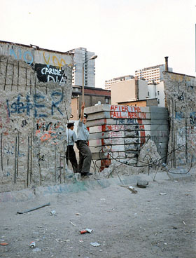 The wall from West Berlin