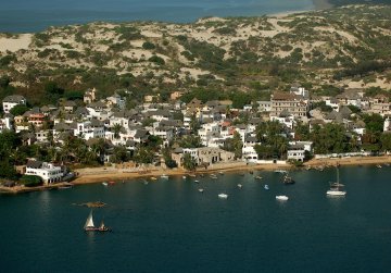 Lamu Town from the air