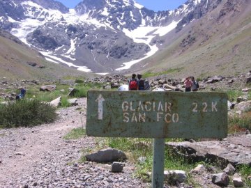 Glacier hike, Cajon del Maipo, Chile