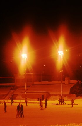 Ice skating in Oslo