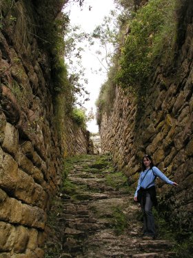 Kuelap staircase, Peru