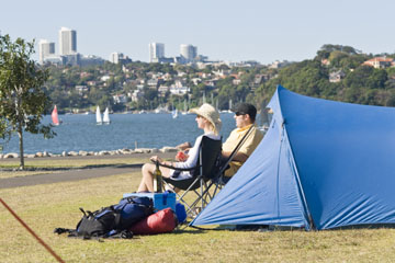 Cockatoo Island camping