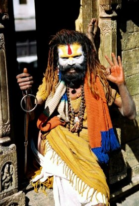 Sadhu at Pashupatinath, Kathmandu, Nepal