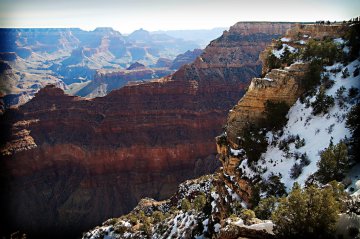 Snow in the Grand Canyon