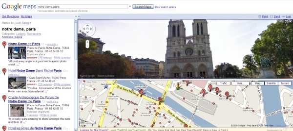 Screenshot of Google Street View