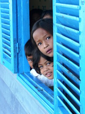 Kids in Siem Reap, Cambodia