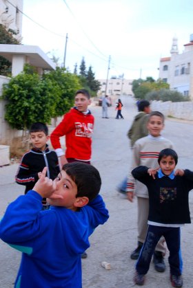 Happy kids in Beit Sahour