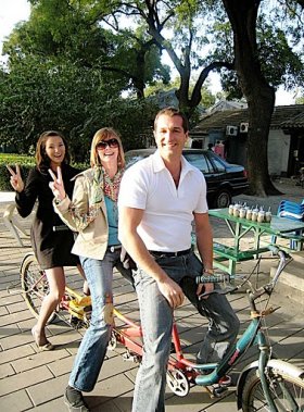 Tandem bike in Beijing