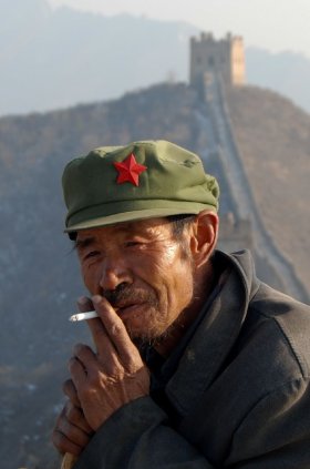 Smoking on the Great Wall