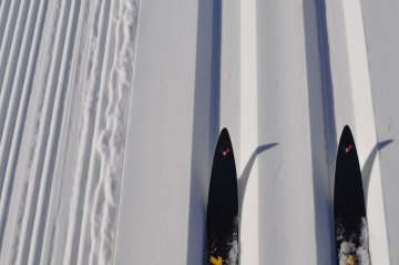 Ski tracks