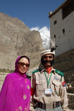 Baltit fort guard, Pakistan