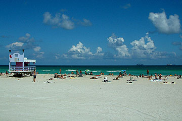 Beach shot in South Beach, Miami