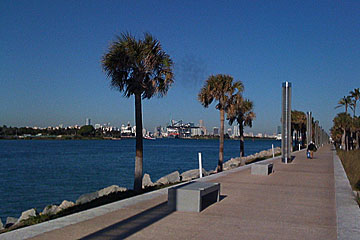 Walking in South Beach, Miami