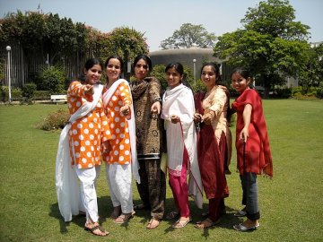 Showing off the shalwar kameez, Pakistan
