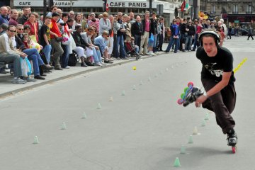 Expert rollerblader, Paris