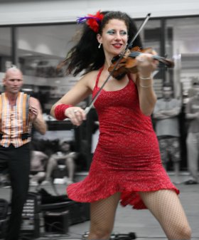 Auckland street musician