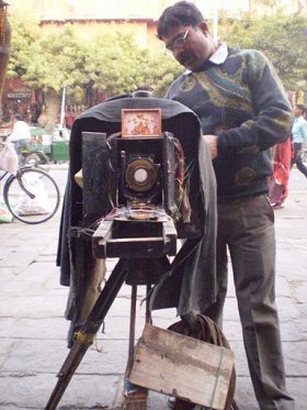 B&W camera, Jaipur