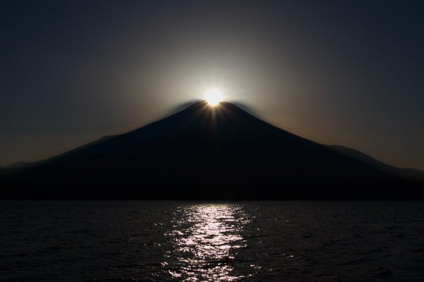 Sunrise over Fuji