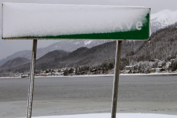 Street sign, Juneau, Alaska