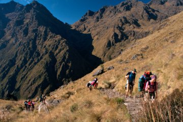Inca Trail hikers