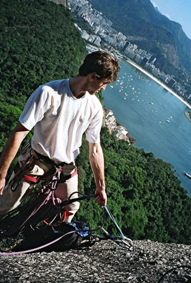 Climbing Sugarloaf mountain