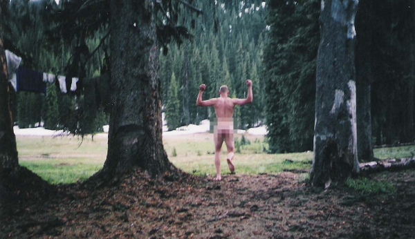 Nude hiking