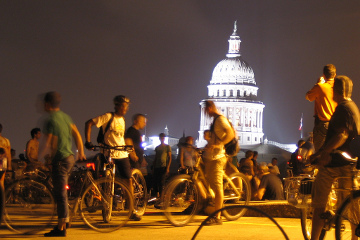 Austin night riding