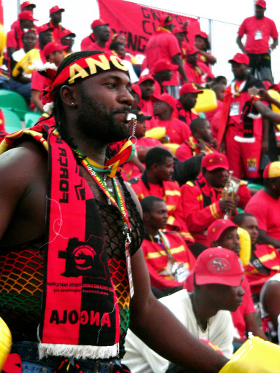 Angola football fans