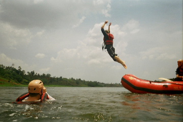 Rafting on the Nile