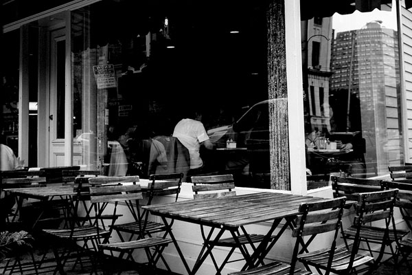 Restaurant front in Jersey City