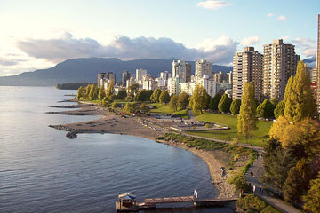 View from the Burrard Street bridge