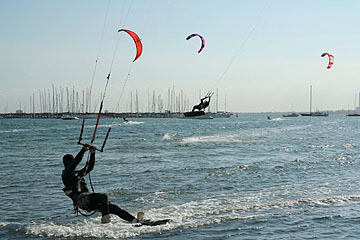 Kite surfing