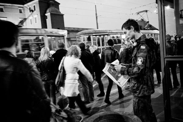 Warsaw street scene