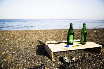 Beers on the beach
