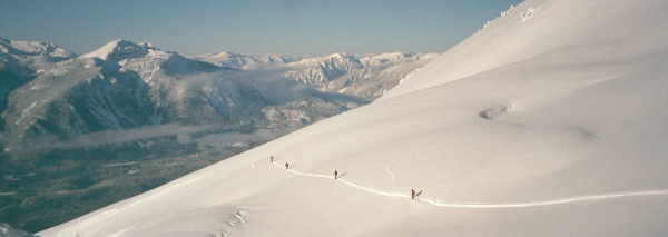 Cat skiing, Canada