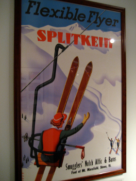 Vintage ski advert