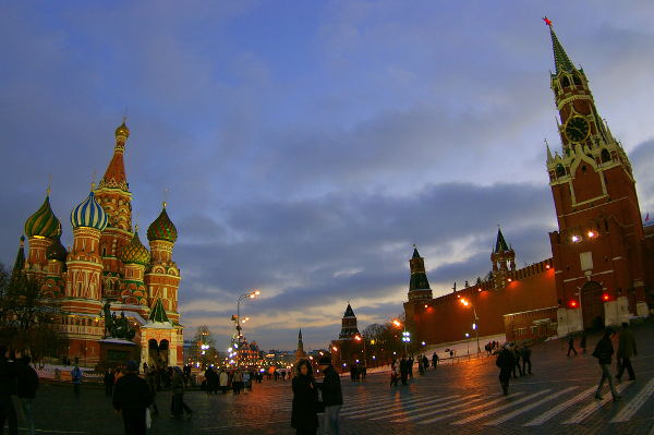 Red Square by a Fisheye