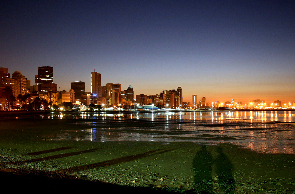 Night scene, Durban