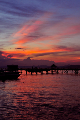 Sunset over Mabul