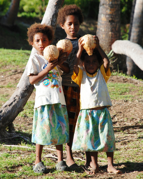 Kids at Garewa Guest House