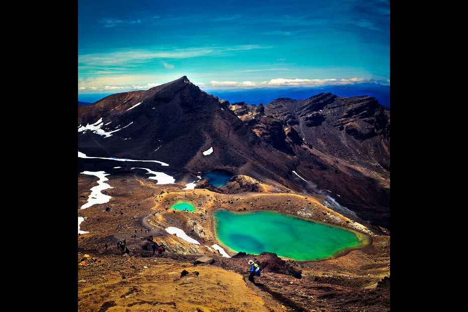 On the Tongariro Alpine Crossing