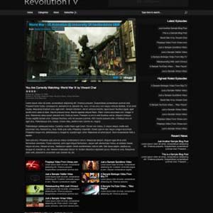 Revolution TV wordpress travel theme